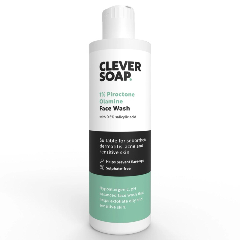 Clever Soap เจลล้างหน้า Face Wash for เซ็บเดิร์ม Sebderm Eczema Rosacea โรซาเซีย เอกซีมา ของแท้จากยุโรป คัน ผื่น สิว ลอก