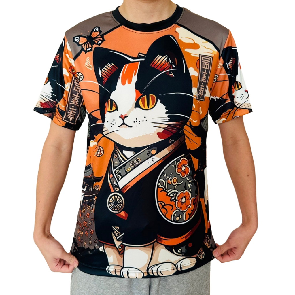 เสื้อยืดพิมพ์ลาย น้องแมวสุดน่ารัก ใส่สบาย ไม่ร้อน เนื้อผ้าไมโคร