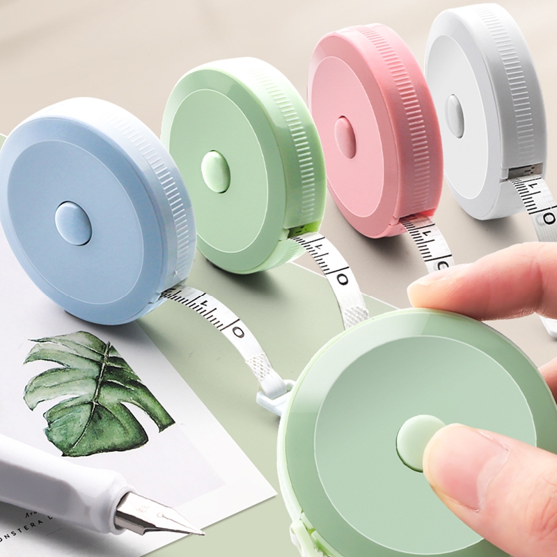 พร้อมส่ง ใน สายวัดตัว 150cm 60 นิ้ว สายวัดเอว มาตรฐาน ตลับเมตรพกพา ขนาดเล็ก