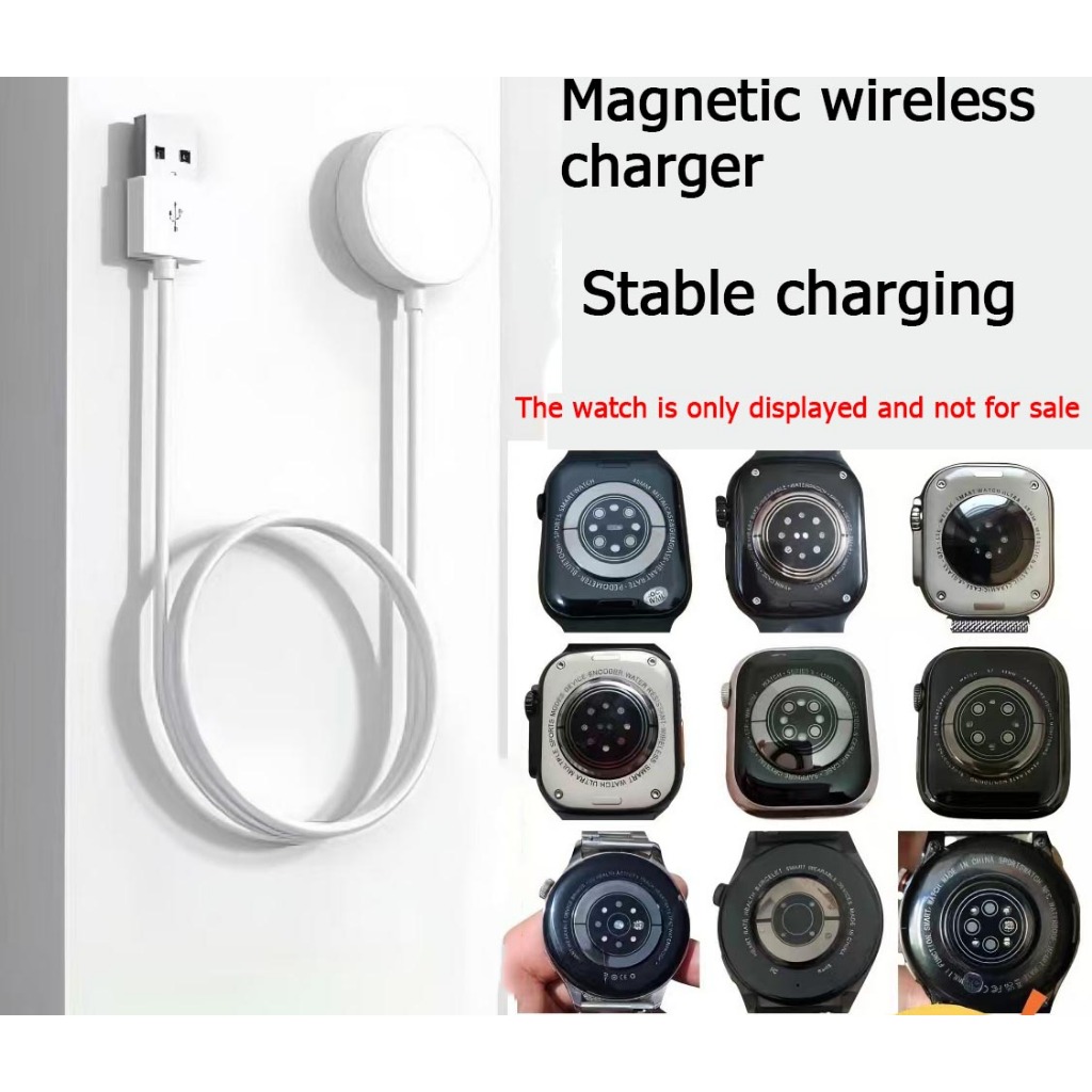 Magnetic Wireless Charger  สำหรับ iwatch 8 7 6 3 5 3 2 สำหรับนาฬิกา Ultra Series 8 7 6 Se Fast สายชาร์จ USB ประเภท C