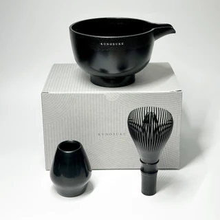 ชุดถ้วยชงชาพร้อมแปรงเรซิ่น จาก Kunosuke | Matcha Whisk Set Made in Japan