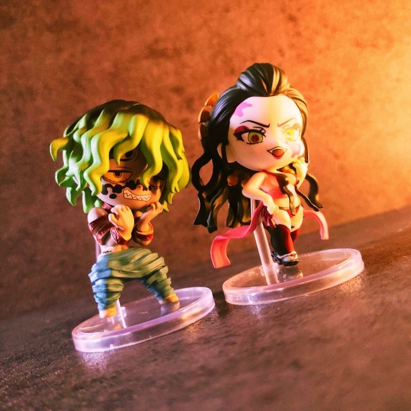 *สินค้ามือ 2* Kimetsu no yaiba - Premium Gashapon Mini Figure Gyutaro & Daki งานมินิฟิกเกอร์ กาชาปอง