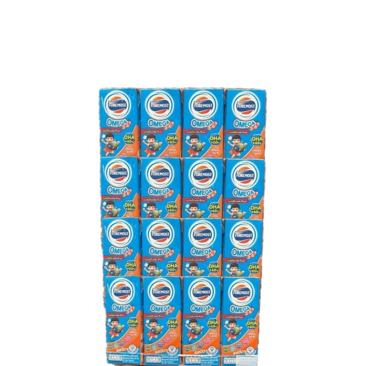 Foremost โอเมก้า รสจืด 4 กล่อง 180 มล. ( 4 แพ็ค)