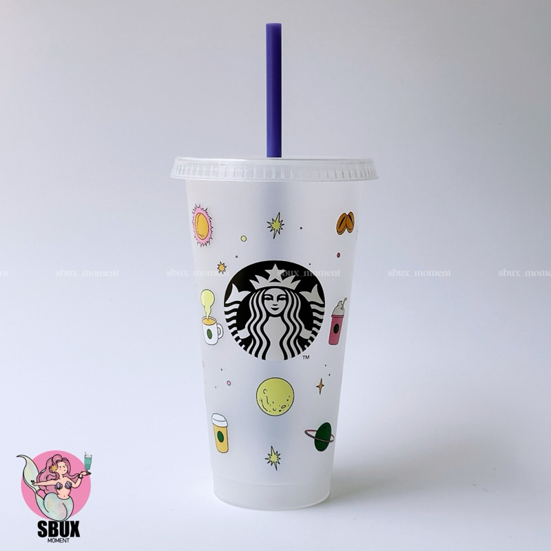 Starbucks Reusable Out of This World Icons Cold Cup(24oz.)