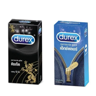 โค้ดคุ้มบิวตี้ลด25% 🎉 ดูเร็กซ์ ถุงยางอนามัย คิงเท็ค,เอ็กซ์พลอร์ 1กล่อง Durex Kingtex Condom 🚻