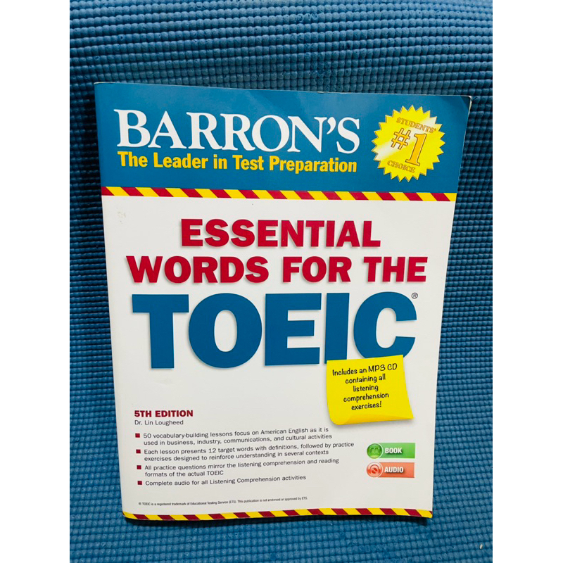 Barron ESSENTIAL WORDS FOR THE TOEIC💥จดดินสอ 4p