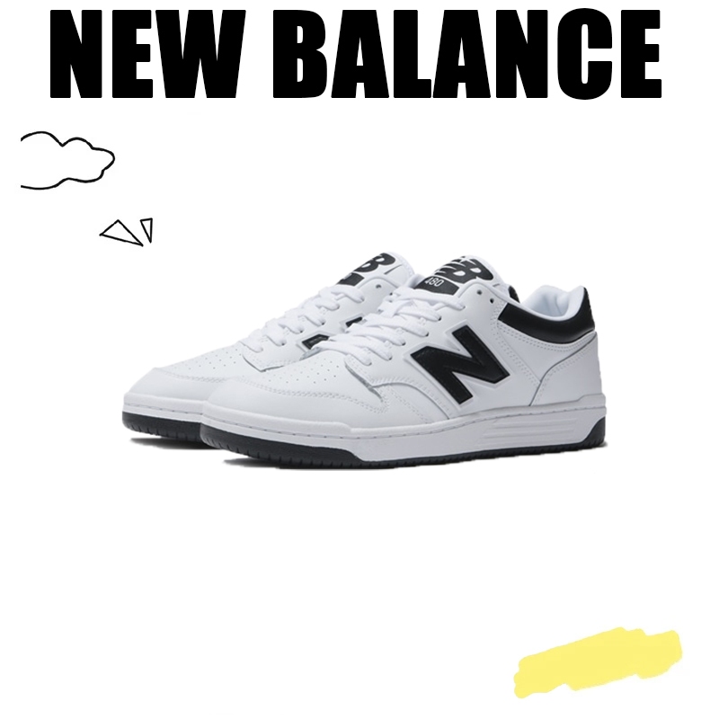 NEW BALANCE BB480LBK 100%ของแท้ รองเท้าลำลอง