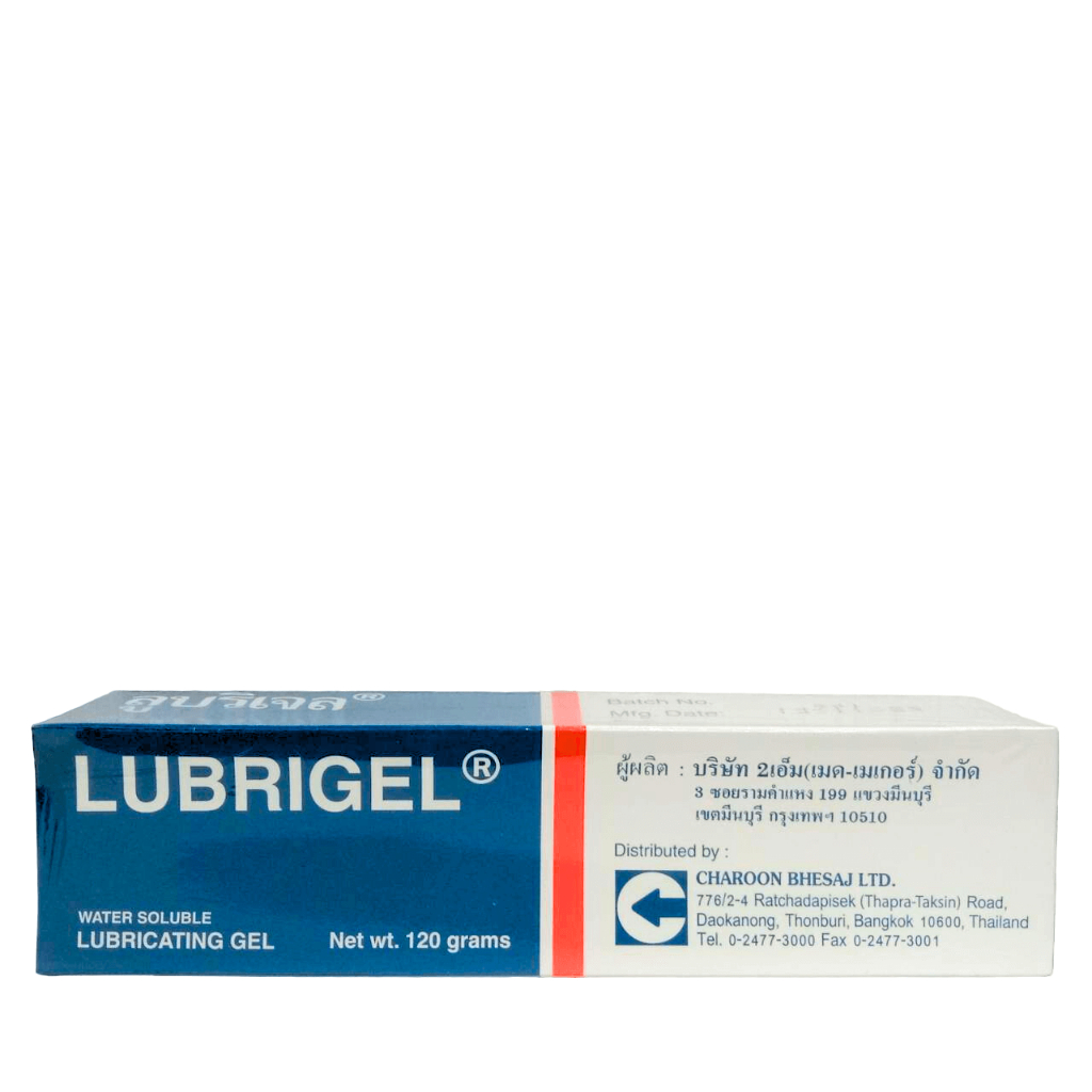 Lubrigel Lubrificating Gel ลูบริเจล เจลสำหรับหล่อลื่น ชนิดละลายน้ำ 120 กรัม