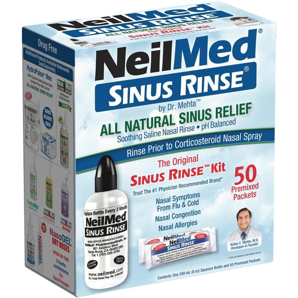 ชุดอุปกรณ์ล้างจมูก Neilmed Sinus Rinse kit จากอเมริกา