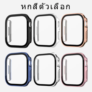 เคสป้องกันนาฬิกาเคลือบด้วยไฟฟ้าสำหรับ i-watch Series 11 10 42/46mm 9 8 5 4 SE 40mm41mm44mm45mm46mm49mm I กระจกนิ