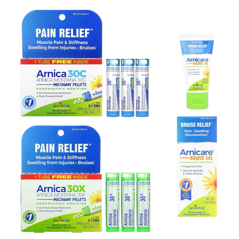 พร้อมส่ง Arnica Montana , Boiron 30C , 30X , Bruise Gel