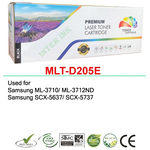 ตลับหมึก Samsung MLT-D205E (สีดำ) Color Box