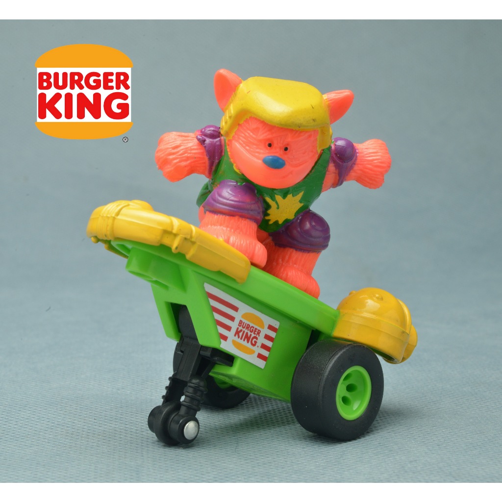 No.152 ของเล่น Fast Food Toy ของ Burger King 2000 ชุด Yellow Jet Tricycle Skateboard