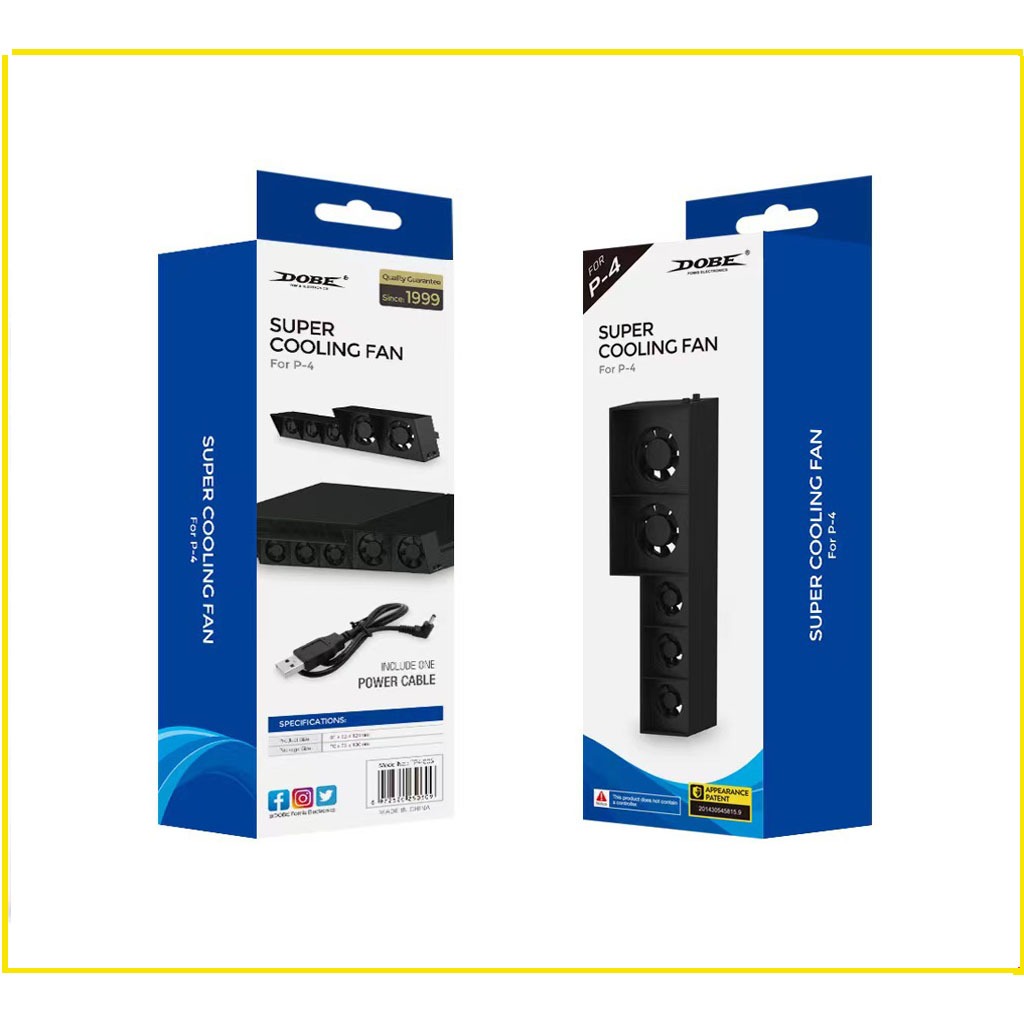 พัดลมระบายอากาศ PS4  รุ่นอ้วนพัดลมระบายความร้อนเทอร์โบ TP4-005 Dobe P4 dobeแท้