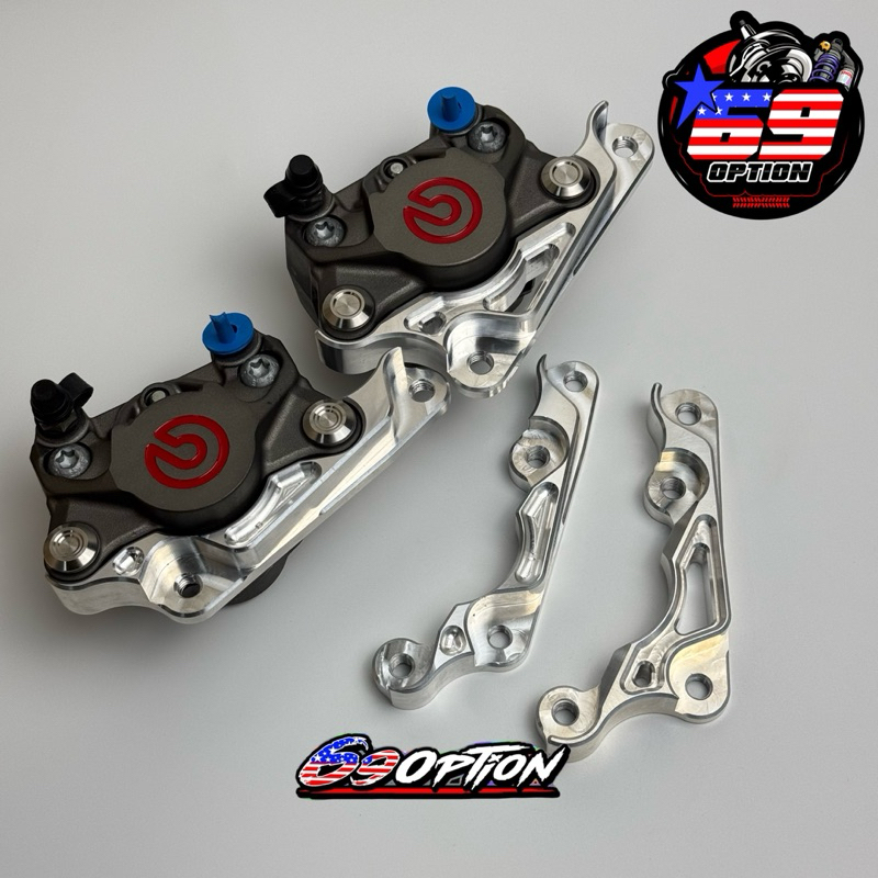 ขาจับปั้มปักข้าง คาลิเปอร์ของเวฟ125iบังลม ขนาดจาน200/220มิล งานกลึงมือเข้ารูปทุกจุด