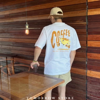 TOMORROW- เสื้อOVERSIZE/Premium ลาย COFFEE