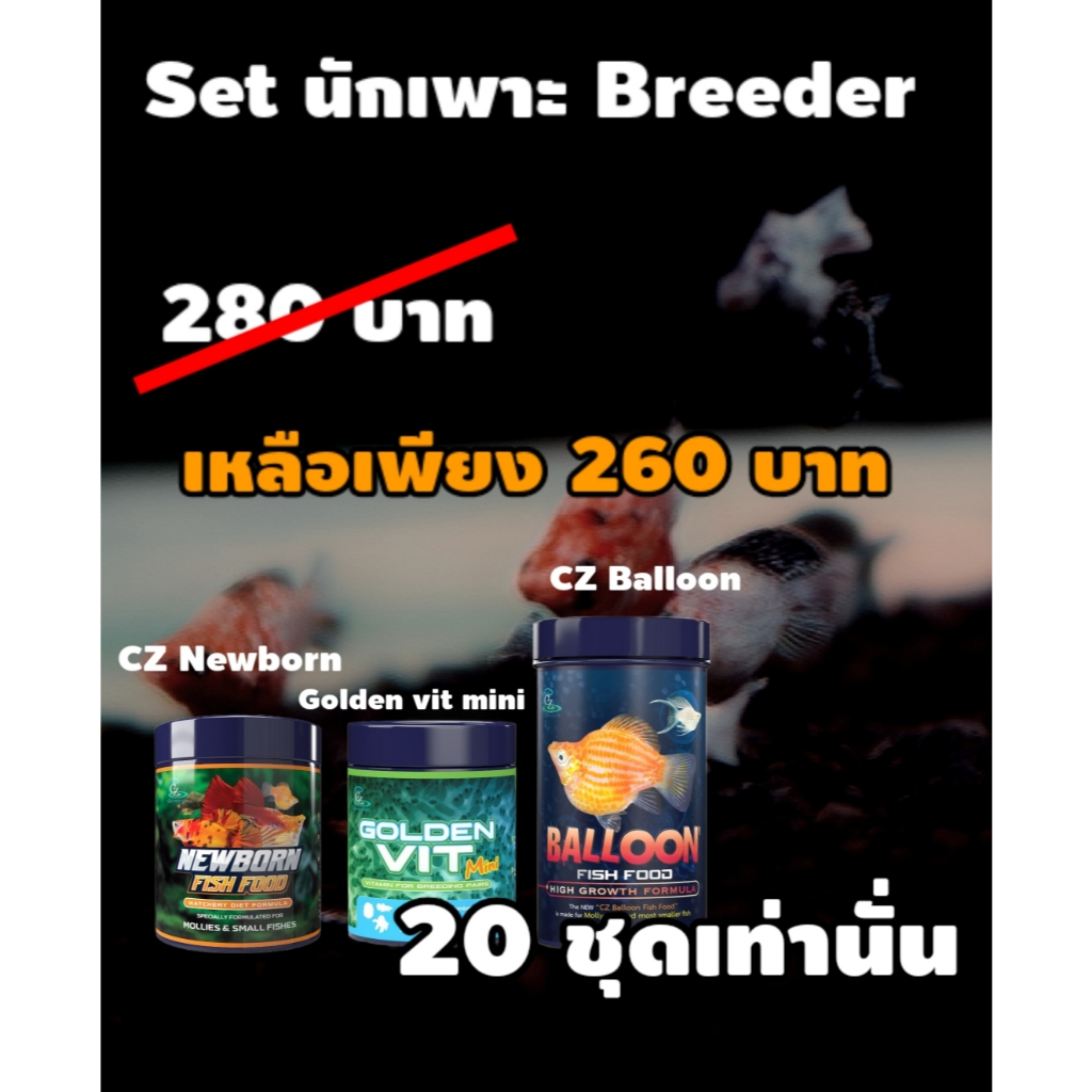 ชุดสำหรับนักเพาะปลาบอลลูนมือใหม่ และมืออาชีพ กับ set Breeder (ปลาบอลูน ปลากัด ปลาหางนกยูง)