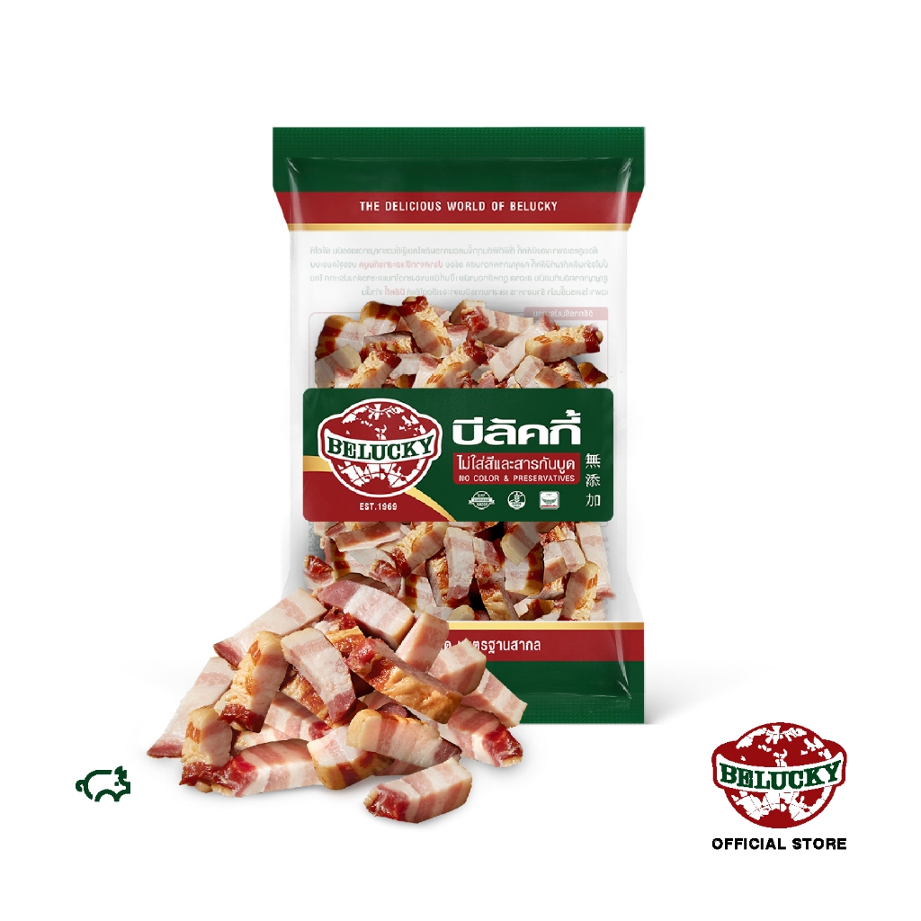 Belucky บีลัคกี้ Bacon Joey เบคอนโจ๊ย (500g)