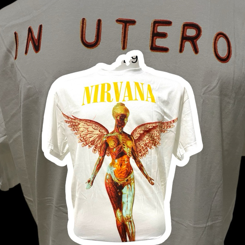 เสื้อวง Nirvana ลายนางฟ้า