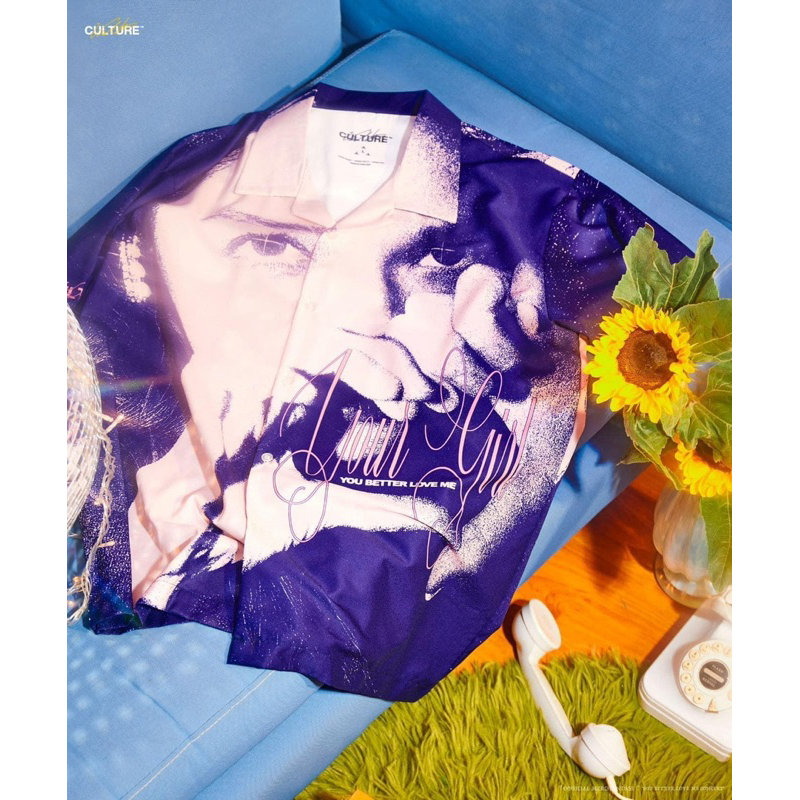 VAC Culture x V VIOLETTE YOU BETTER LOVE ME BOWLING SHIRT