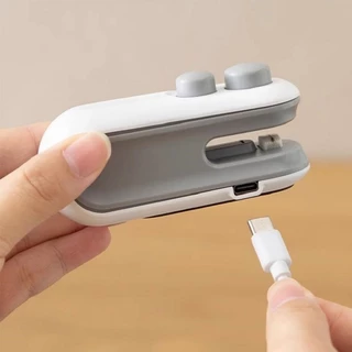 เครื่องซีลขนาดเล็ก พกพา 2 in 1 เครื่องซีลถุง ชาร์จ USB กันความชื้นและกันฝุ่น ใช้งานง่าย ATTCH