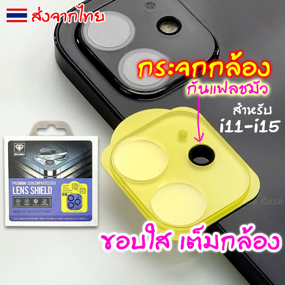 ฟิล์มเลนส์กล้อง สำหรับ iPhone 17 promax 16 15 14 13 12 11 ฟิล์มกระจก ไอโฟน กล้องหลัง ฟิล์มกล้อง