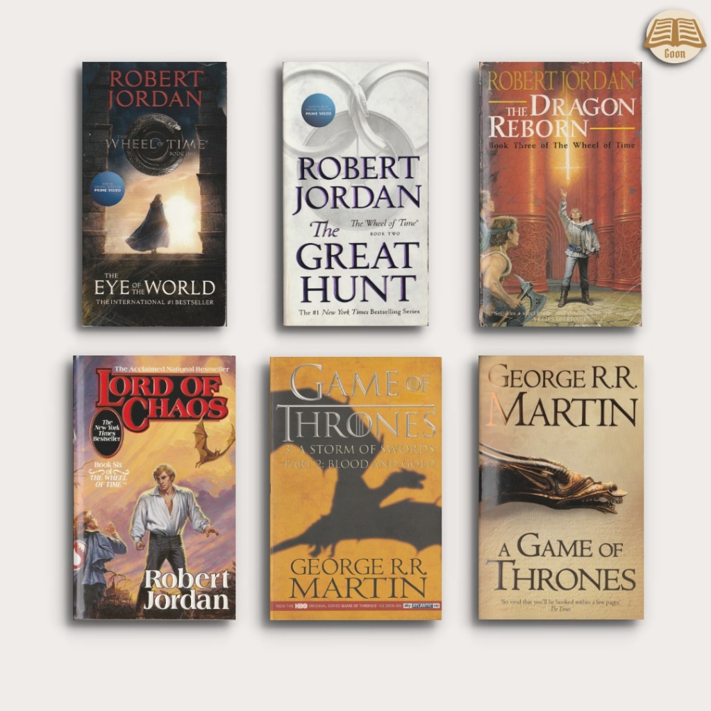 หนังสือภาษาอังกฤษ หนังสือมือสอง, หนังสือแฟนตาซี, Game of Thrones, The Wheel of Time