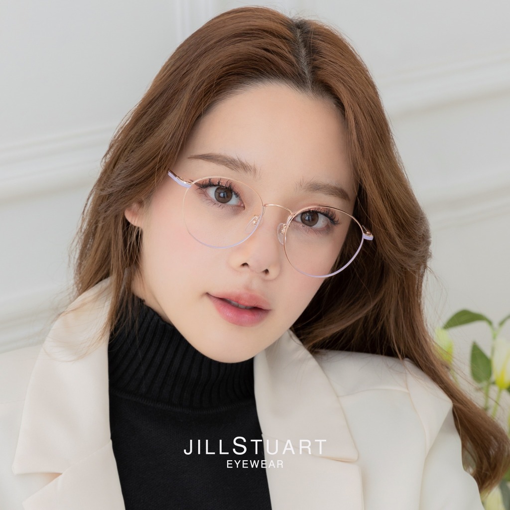 JILL STUART กรอบแว่นสายตา รุ่น JL33008 C01 C02 C04 [Metal/β-Titanium] สายตาสั้น สายตายาว สายตาเอียง