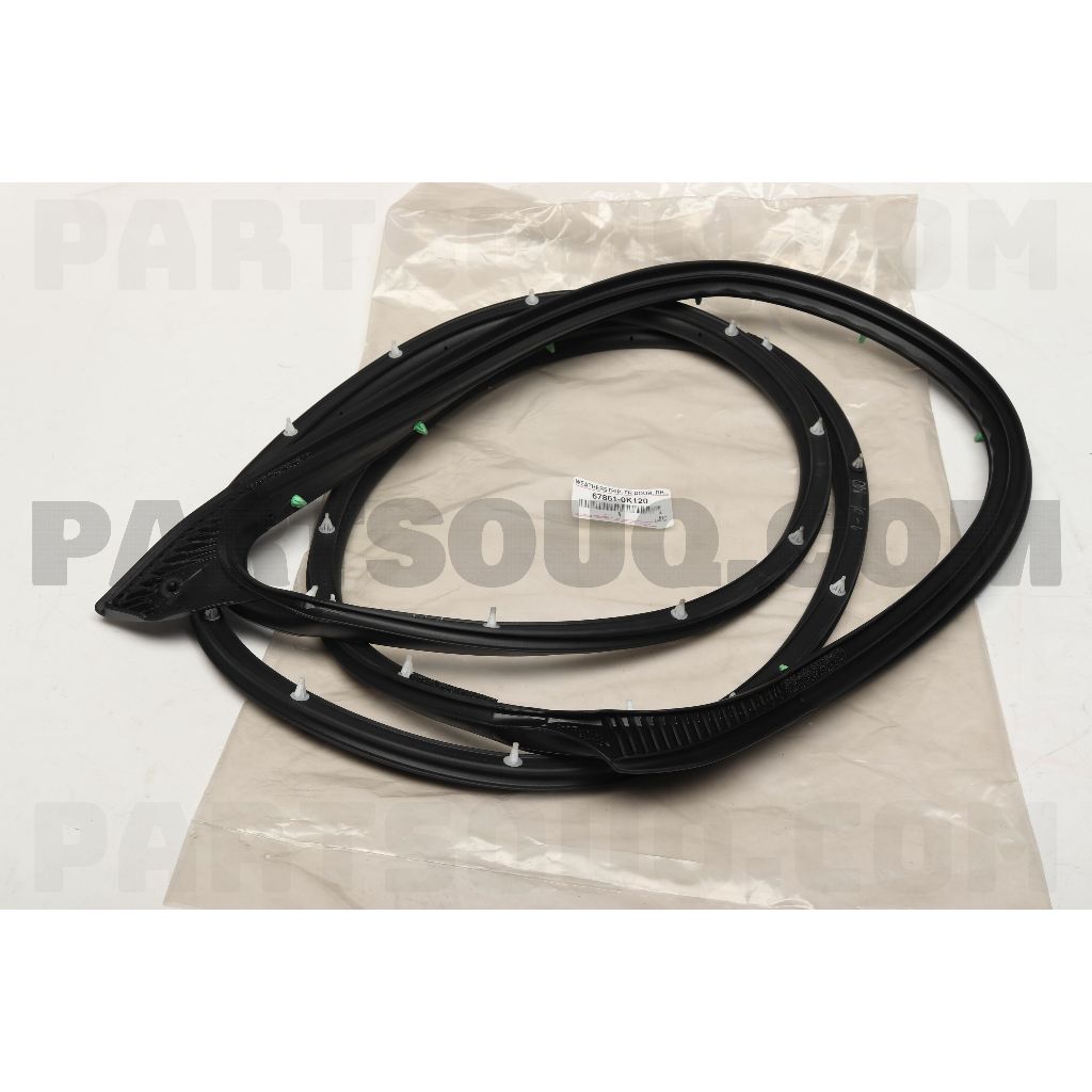 ยางประตูหน้า/หลัง REVO 4 DOOR,FORTUNER ปี 16-18 แท้เบิก Chiraauto 67861-0K121/67862-0K121/67872-0K101/67871-0K101