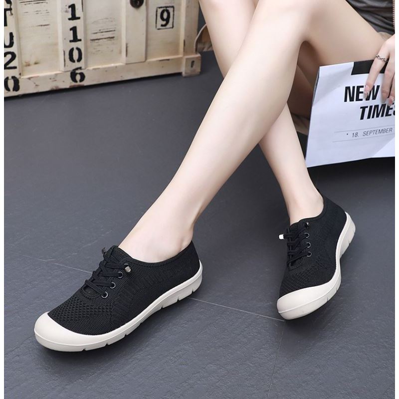 FA2SHOP รุ่น QZ198 รองเท้าผ้าใบ น้ำหนักเบา ไม่ต้องผูกเชือก ใส่สบาย รุ่นขายดี