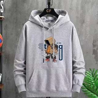 BK1063-LONG เสื้อฺฮู้ดเเขนยาวผ้าใส่สบาย เนื้อผ้าโพลีสเอสเตอร์ ทรงปล่อยใส่ได้ทุกเพศราคาสบายกระเป๋าจัดส่งยทางในไทยมีปลาทาง