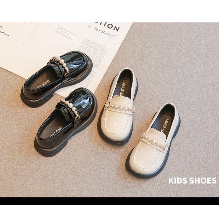 KIDSZONE รองเท้าคัทชูเด็กผู้หญิง สีพื้น ทรงเรียบ รุ่น V9005 - รูปที่ 5