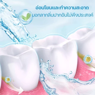ThaiSmile Mouthwash เป็นยาสีฟันเนื้อแข็งที่พกพาสะดวก ซึ่งทำความสะอาดปาก อ่อนโยนและไม่ระคายเคือง ทำความสะอาดและต้านเชื้
