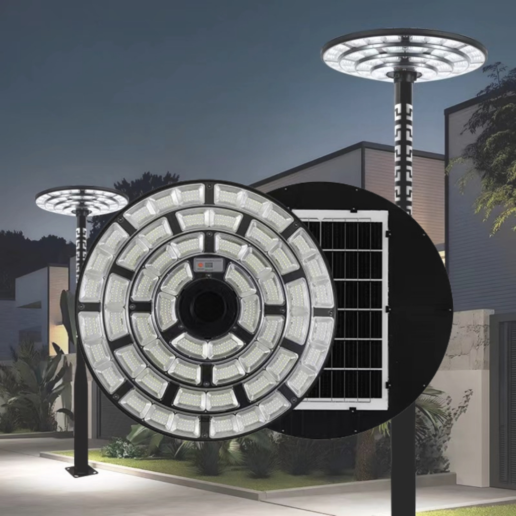 โคมไฟโซลาร์เซลล์ 800000W ขนาด 68 cm แสงสีขาว โคมไฟ 4 ชั้น  U02 รูปที่ 3