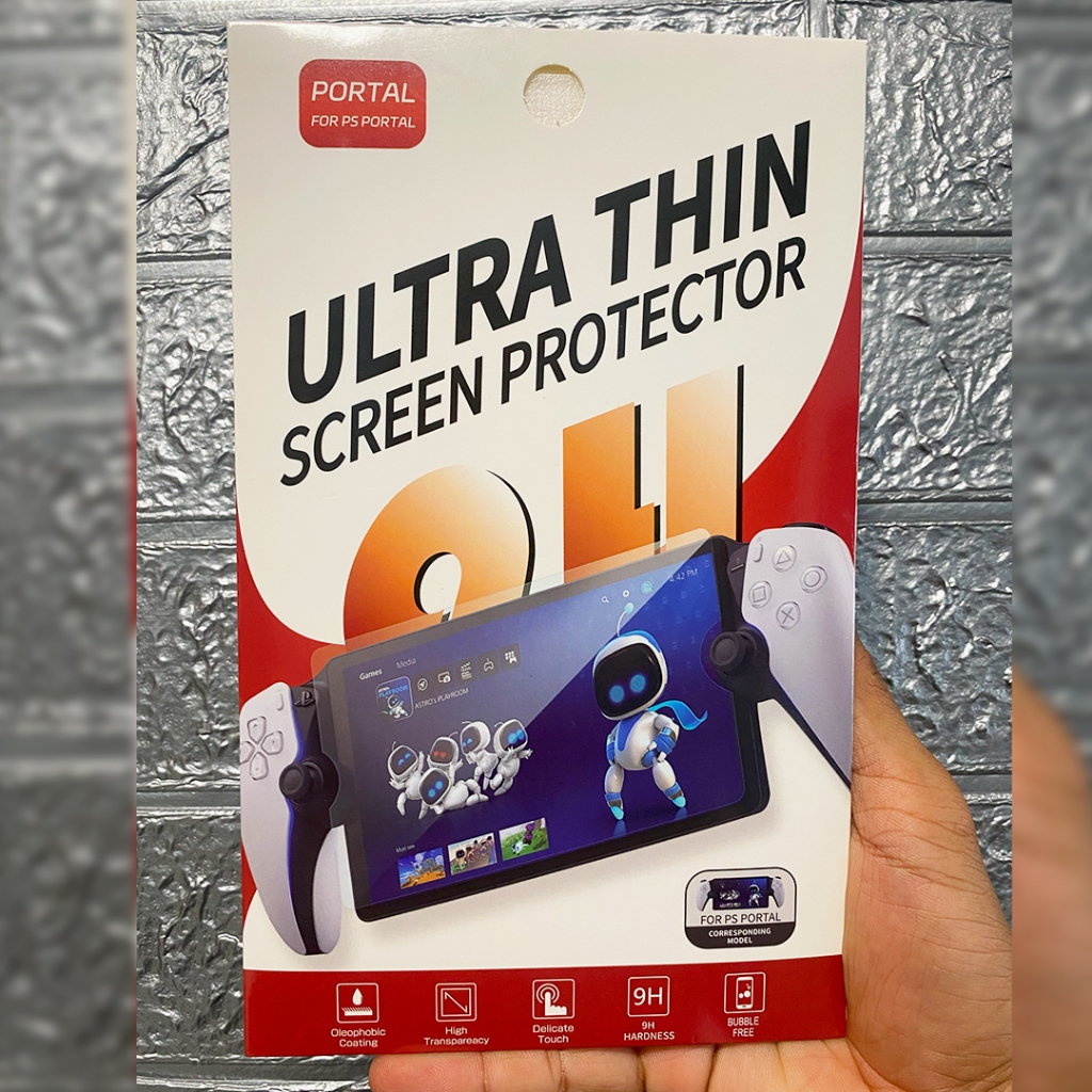 ฟิล์มนิรภัย 9Hแท้100% PS5 PORTAL มาตรฐานแข็งแรง9H ฟิล์มกระจกนิรภัย กันรอย ราคา ถูกที่สุด ดีลบีเคเค แกลเลอรีภาพที่ 2