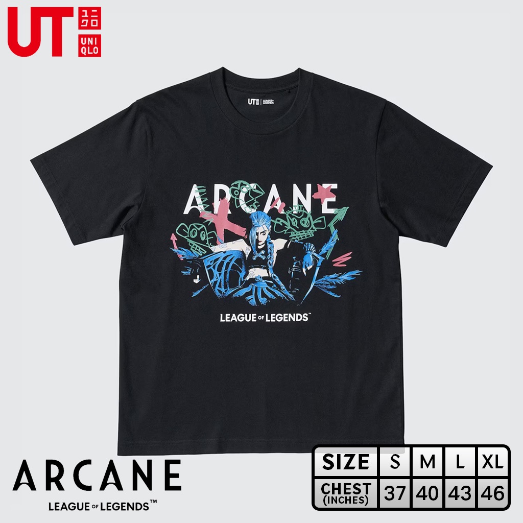 เสื้อยืด Uniqlo UT - Arcane League of Legends 0109