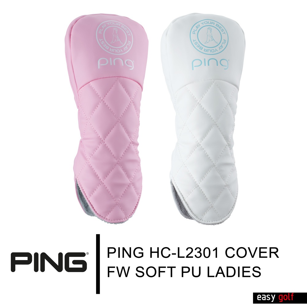PING HC-L2301 COVER FW SOFT PU LADIES PING HEAD COVER ปลอกหัวไม้กอล์ฟ ปลอกหุ้มหัวไม้กอล์ฟ