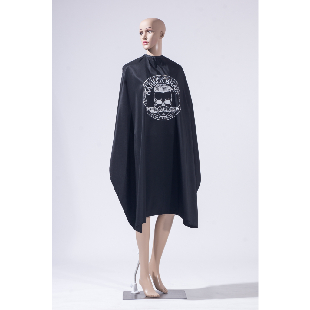 ผ้าคลุมซอย แบบตะขอเกี่ยว Barber Brain 2 สี  VAL-1510