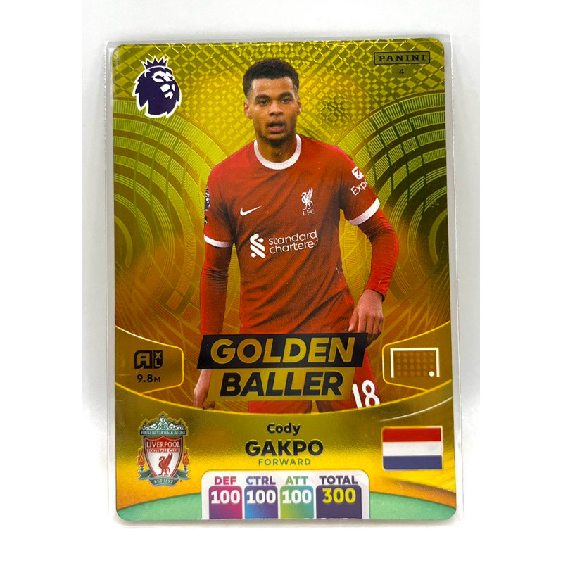 การ์ดฟุตบอล Panini Plus : Golden Baller - Maddison, Szoboszlai, Eze, Foden, Rashford