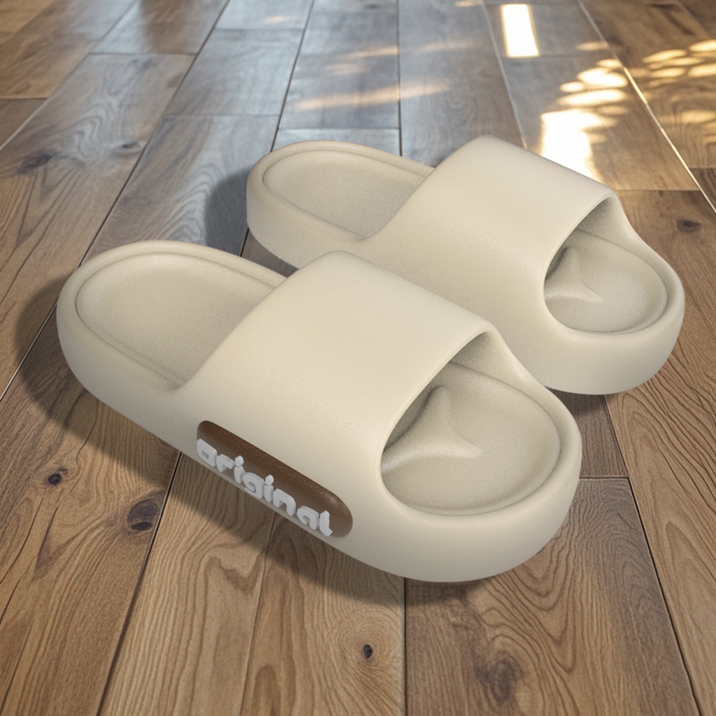 icy รองเท้าแตะแพลตฟอร์มหนา, รองเท้าแตะแฟชั่นกันลื่นพื้นนุ่ม, รองเท้าแตะสไลด์สบายเรียบง่ายรองเท้าชายหาดรองเท้าบ้านบ้า - รูปที่ 2