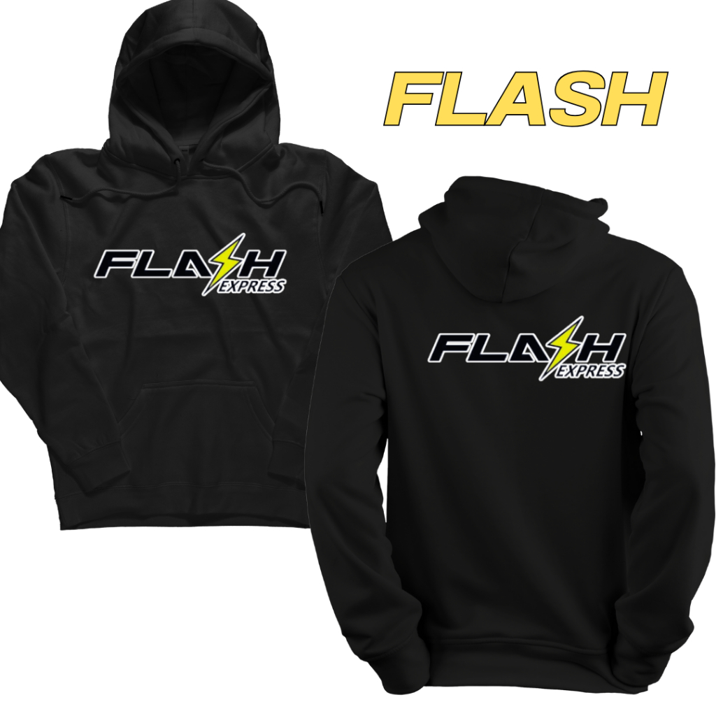 เสื้อกันหนาวมีฮู้ด แฟลช เอ็กซ์เพรส (Flash Express) มีให้เลือก 2 แบบ