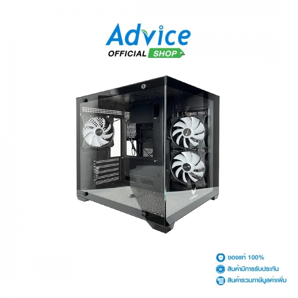 VIKINGS mATX CASE (NP) N275-1 BLACK - A0164089