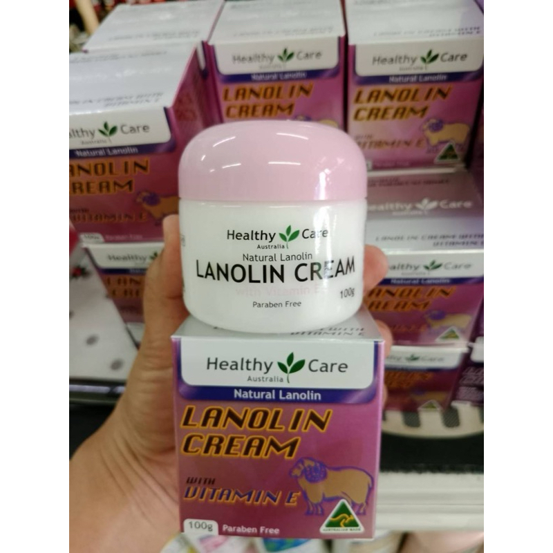 Healthy Care Lanolin Cream White Vitamin E 100 g.