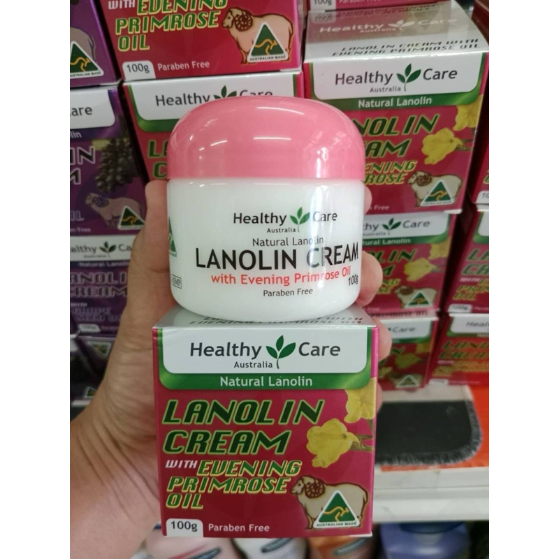 Healthy Care Lanolin Cream With Evening Primrose Oil 100g.