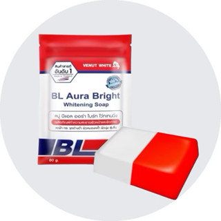 สบู่ บีแอล ออร่า ไบร์ท ไวท์เทนนิ่ง ซอง 60g.