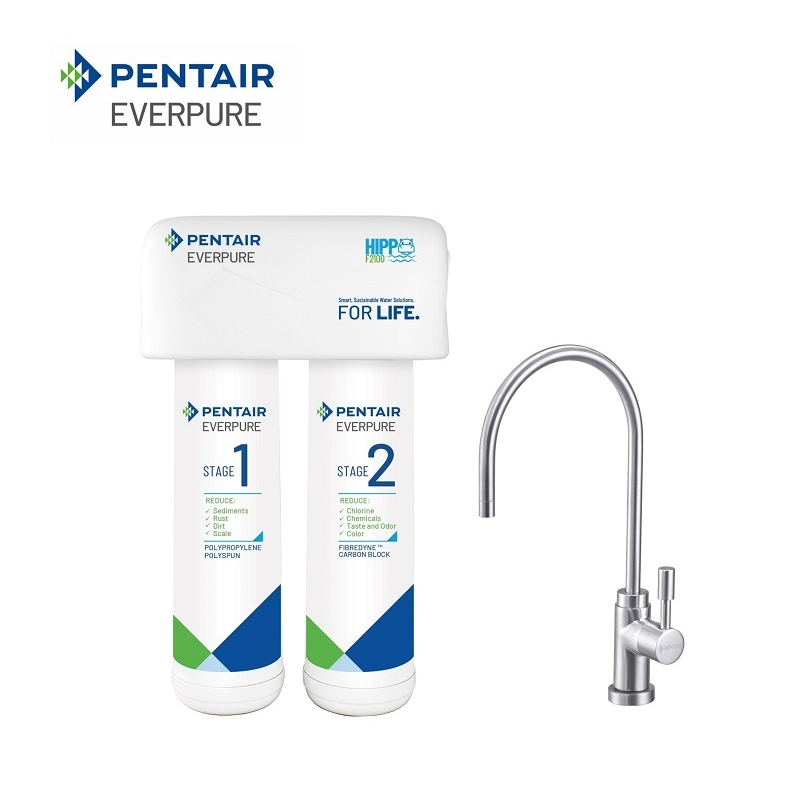 PENTAIR เครื่องกรองน้ำดื่มรุ่น F-2100 : 2 ขั้นตอน ระบบ MF (0.5 ไมครอน)