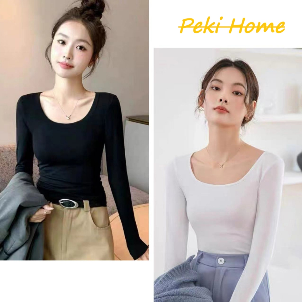พร้อมส่งเสื้อยืดแขนยาวไซส์ใหญ่สำหรับผู้ชาย