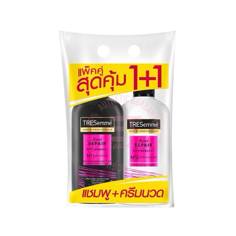 TRESemmé Bond Repair แชมพูและครีมนวดผม เทรซาเม่ บอนด์ รีแพร์