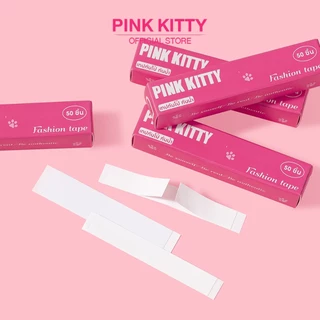 PINKKITTY เทปกันโป๊ 50ชิ้น Clothing Tape เทปติดเสื้อคอลึก ผู้หญิง ติดปกเสื้อ กันสายเดี่ยวหลุด Invisible Tape PK04