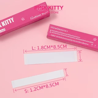 PINKKITTY เทปกันโป๊ 50ชิ้น Clothing Tape เทปติดเสื้อคอลึก ผู้หญิง ติดปกเสื้อ กันสายเดี่ยวหลุด Invisible Tape PK04